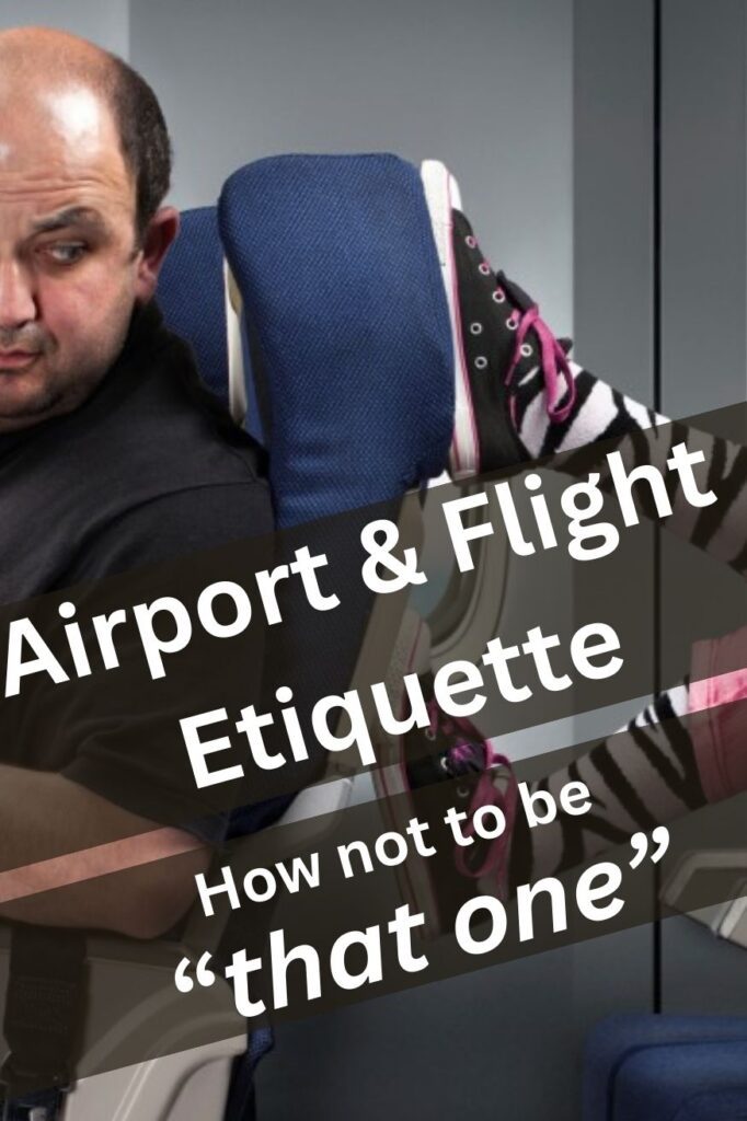 Flight etiquette cover pin