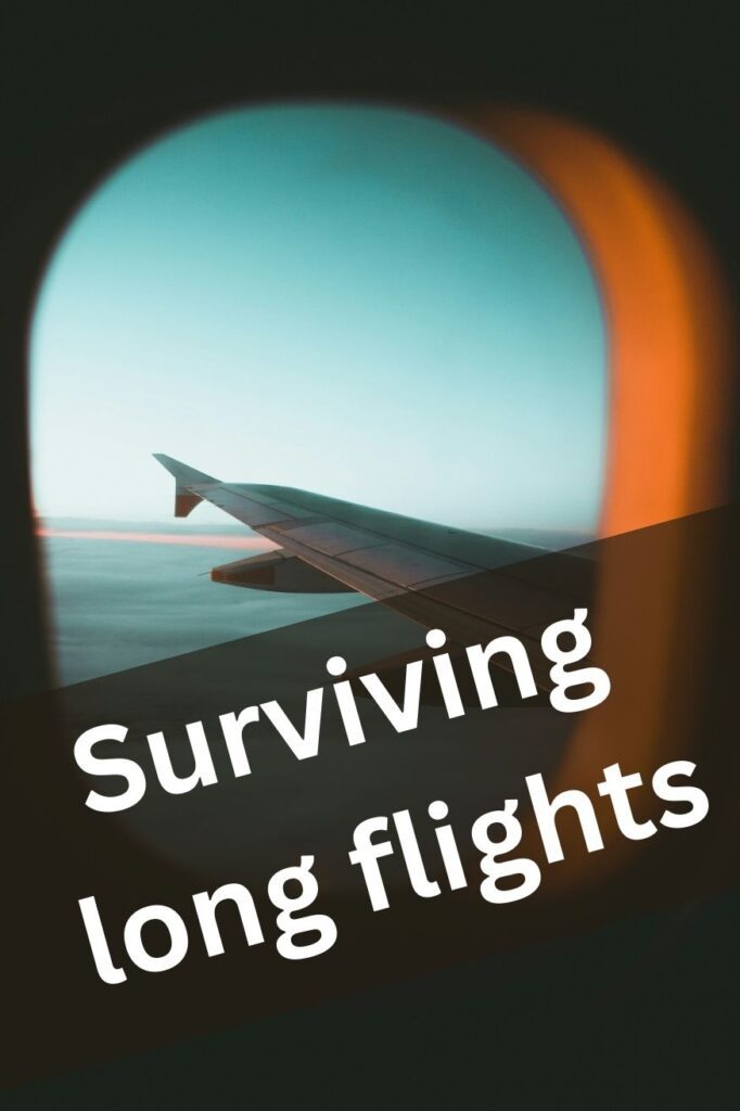 Surviving long flights cover pin